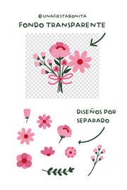 Clipart de San Valentín con Fondo Transparente - Diseños para Descargar